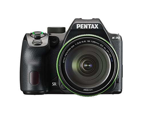 Pentax K-70 Weather-Sealed DSLR Camera with 18-135mm...